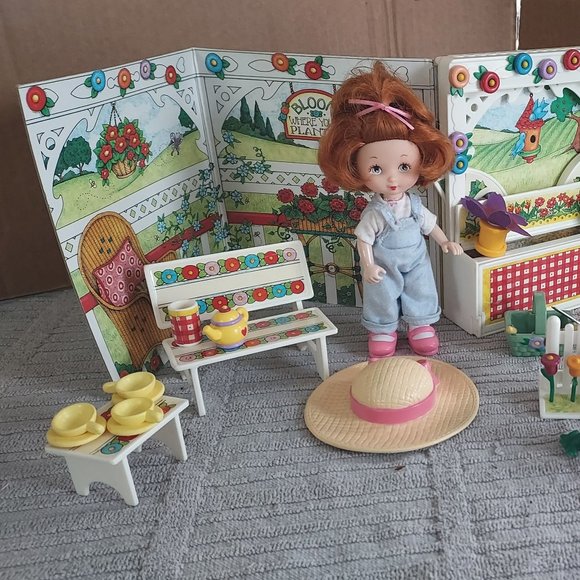 Mary Engelbreit Doll 1997  Rosie's Garden Play Set ME INK 5" Vtg - Picture 2 of 14